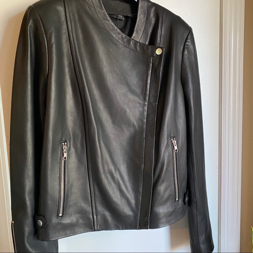 Black Theory Phelan R. Leather Jacket Size M 🖤